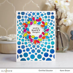 Part A-Glitz Art Craft Co.,LTD Dies Radial Circles Cover Die