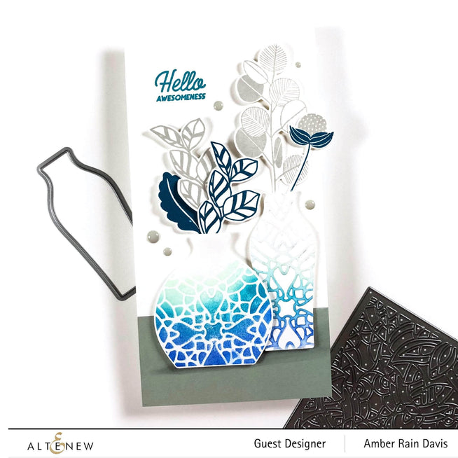 Part A-Glitz Art Craft Co.,LTD Dies Retro Plantines Die Set