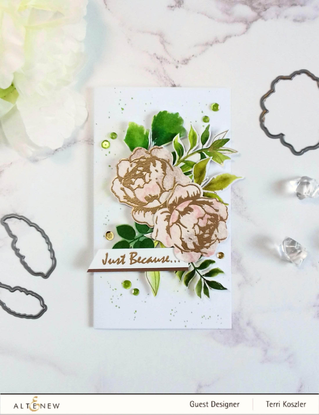 Part A-Glitz Art Craft Co.,LTD Dies Rose Blossom Die Set