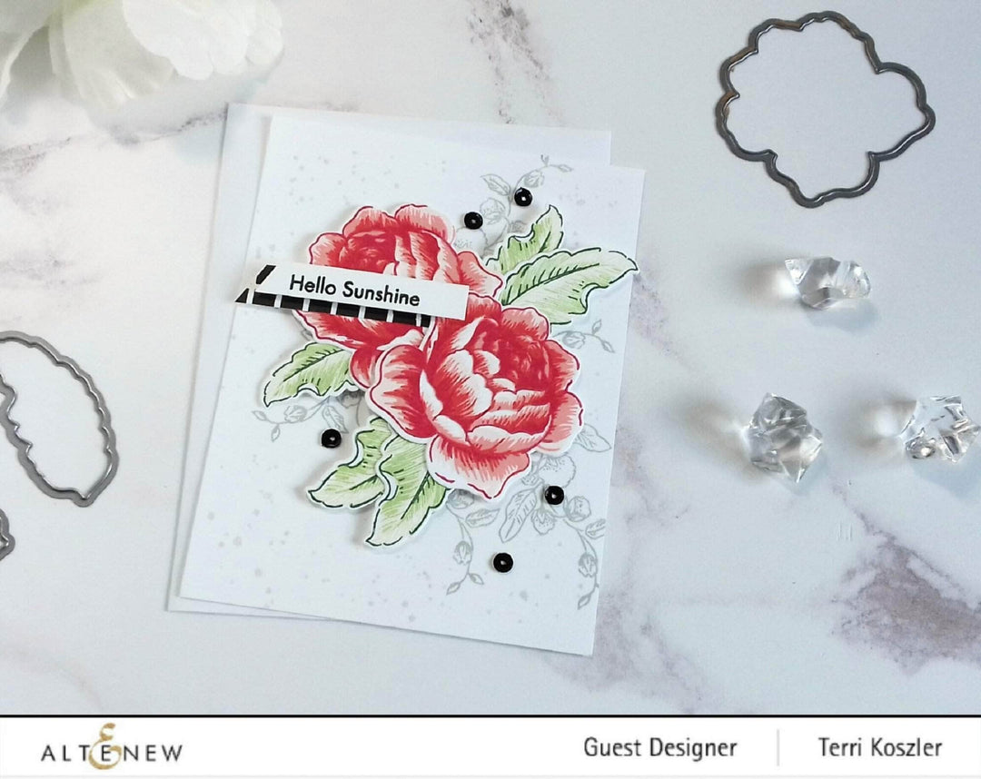 Part A-Glitz Art Craft Co.,LTD Dies Rose Blossom Die Set