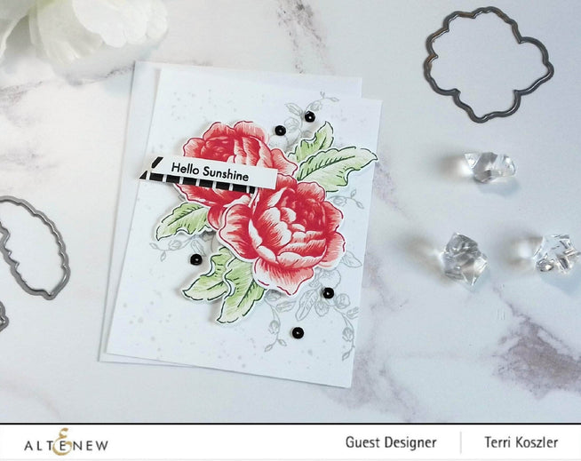 Part A-Glitz Art Craft Co.,LTD Dies Rose Blossom Die Set