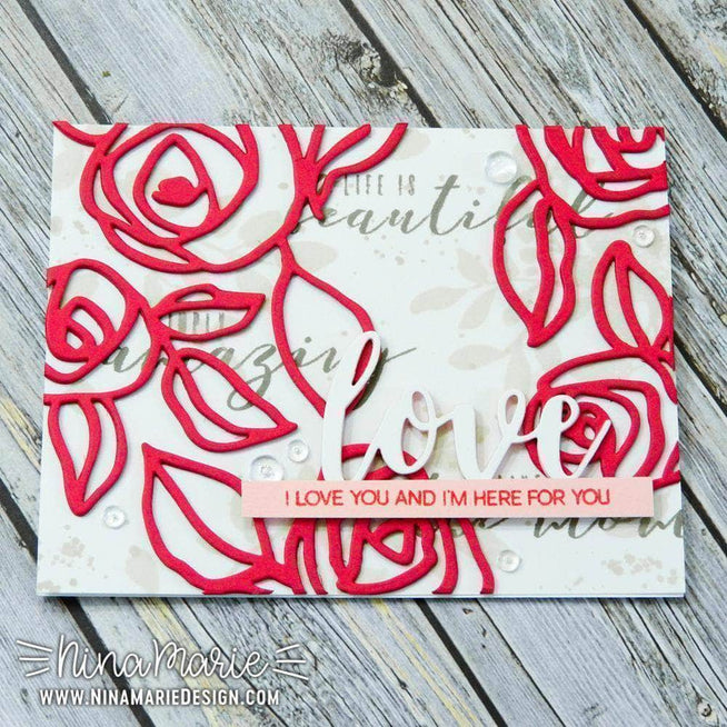 Part A-Glitz Art Craft Co.,LTD Dies Rose Filament Die Set