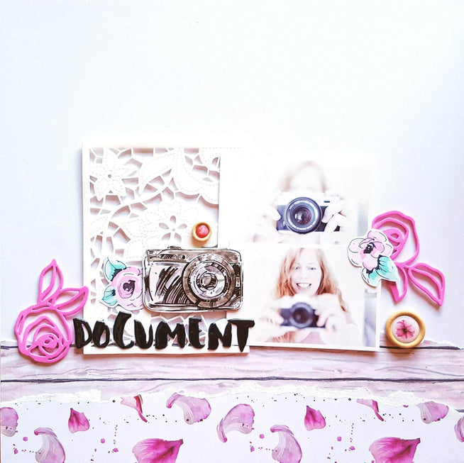 Part A-Glitz Art Craft Co.,LTD Dies Rose Filament Die Set