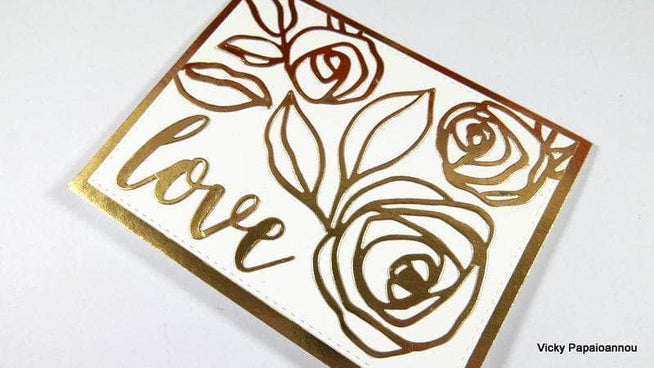 Part A-Glitz Art Craft Co.,LTD Dies Rose Filament Die Set