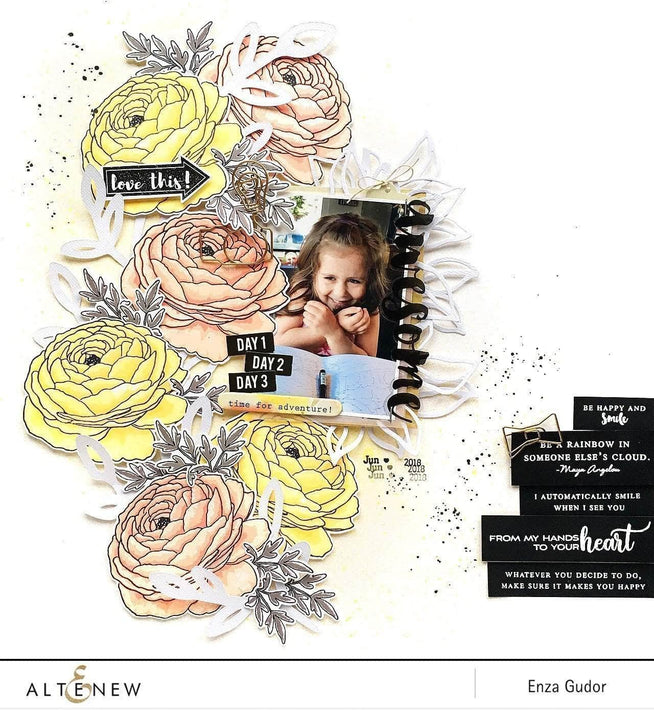 Part A-Glitz Art Craft Co.,LTD Dies Rose Filament Die Set