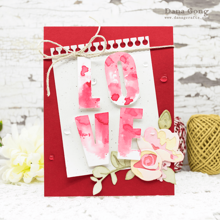 Part A-Glitz Art Craft Co.,LTD Dies Rose Flurries 3D Die Set