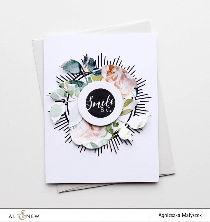 Part A-Glitz Art Craft Co.,LTD Dies Rose Flurries 3D Die Set