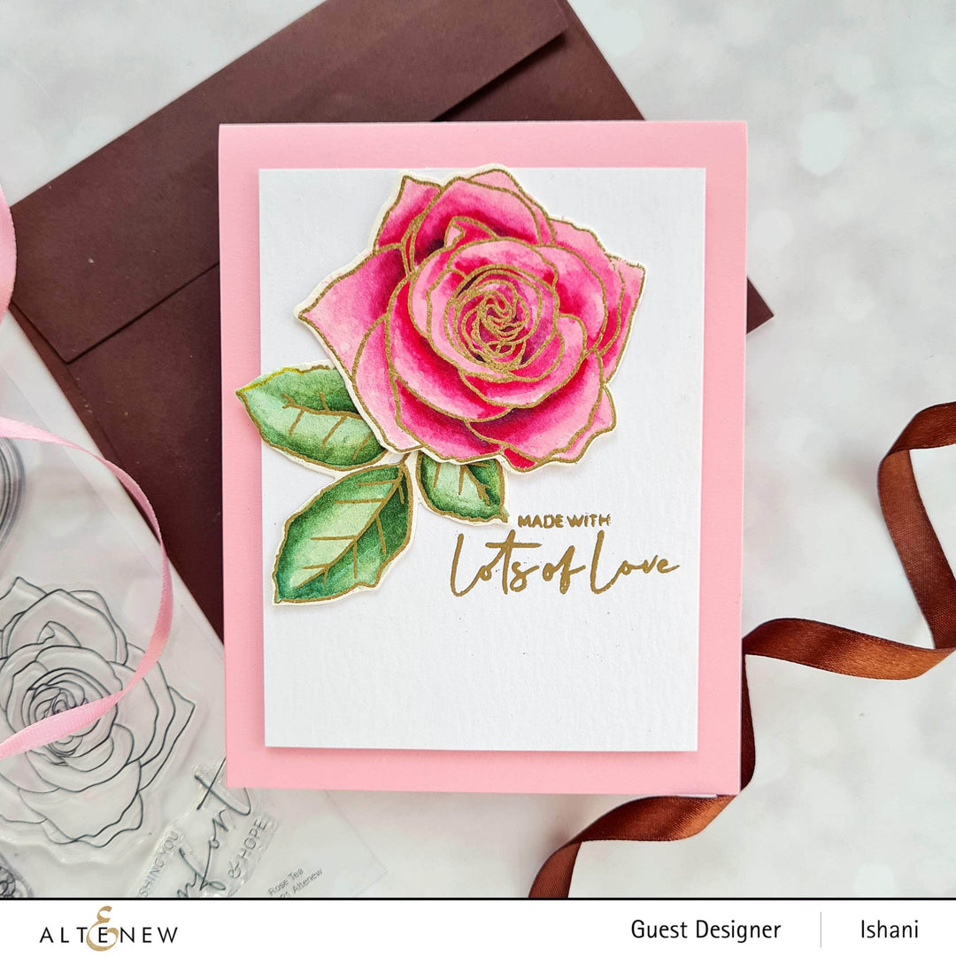 Part A-Glitz Art Craft Co.,LTD Dies Rose Tea Die Set