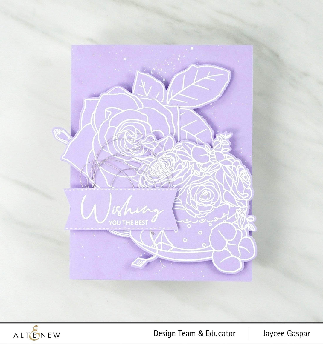 Part A-Glitz Art Craft Co.,LTD Dies Rose Tea Die Set