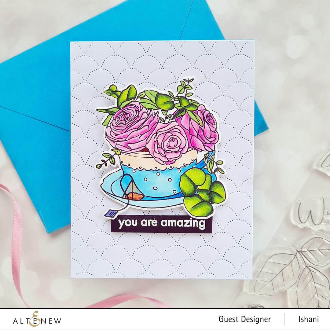 Part A-Glitz Art Craft Co.,LTD Dies Rose Tea Die Set