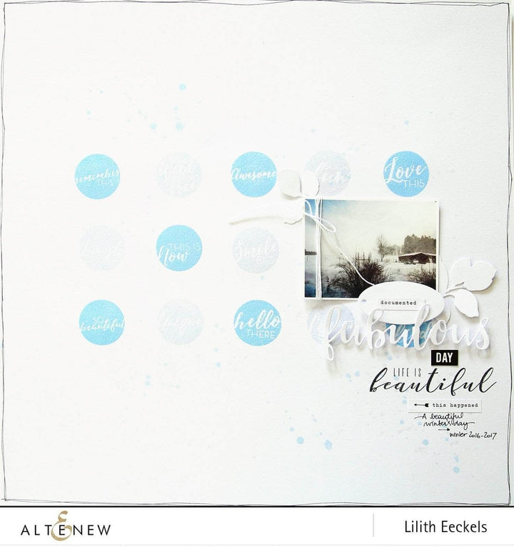 Part A-Glitz Art Craft Co.,LTD Dies Script Words 2 Die Set