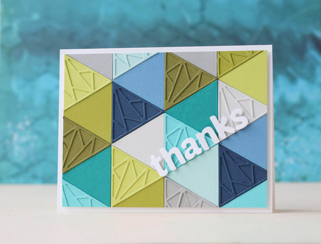Part A-Glitz Art Craft Co.,LTD Dies Shattered Triangle Die Set