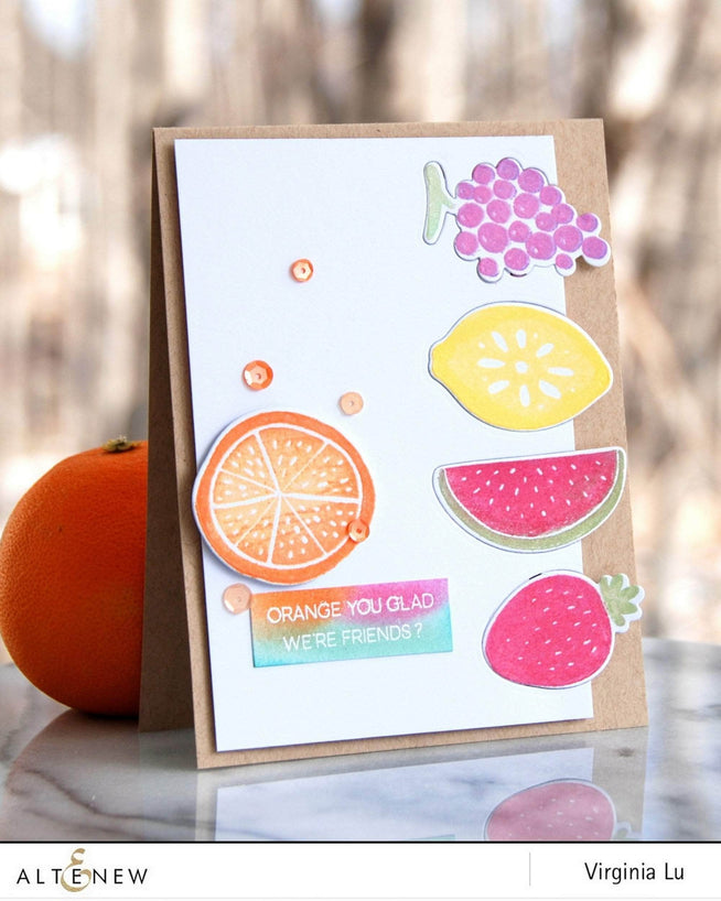 Part A-Glitz Art Craft Co.,LTD Dies Simple Fruits Die Set