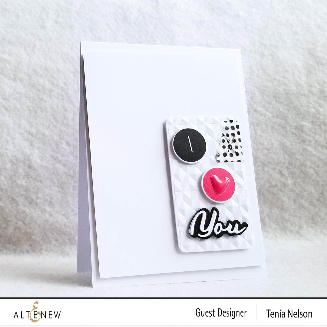 Part A-Glitz Art Craft Co.,LTD Dies Simple Greetings Die Set