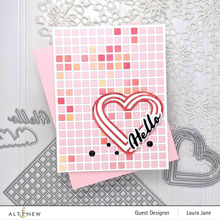 Part A-Glitz Art Craft Co.,LTD Dies Simple Greetings Die Set