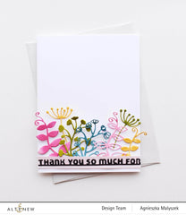Part A-Glitz Art Craft Co.,LTD Dies Slim Sentiments Die Set