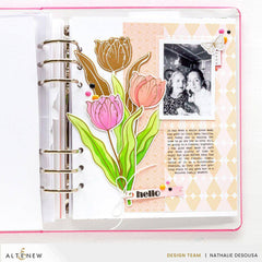 Part A-Glitz Art Craft Co.,LTD Dies Spark Joy: Blushing Tulip Add-On Die