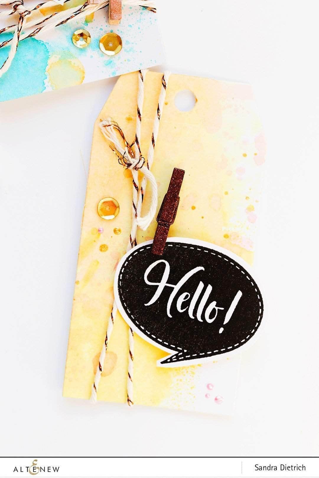 Part A-Glitz Art Craft Co.,LTD Dies Speech Bubbles Die Set