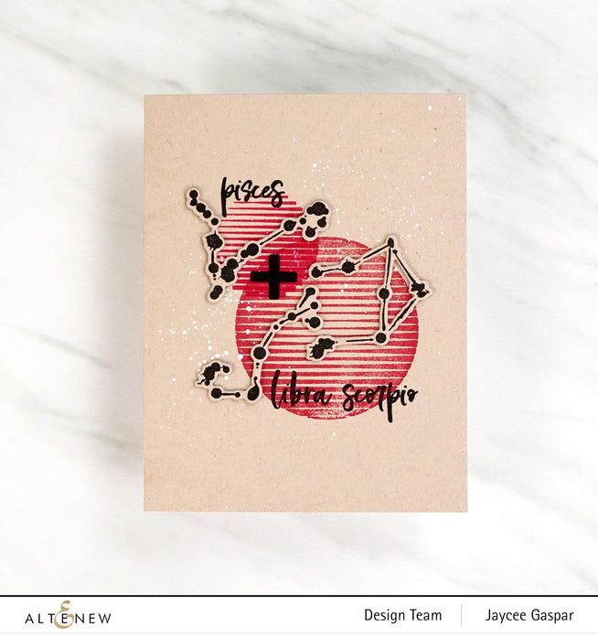 Part A-Glitz Art Craft Co.,LTD Dies Splatter Constellations Die Set