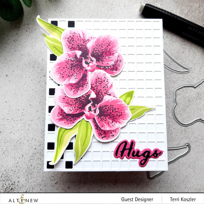 Part A-Glitz Art Craft Co.,LTD Dies Spotted Orchid Die Set