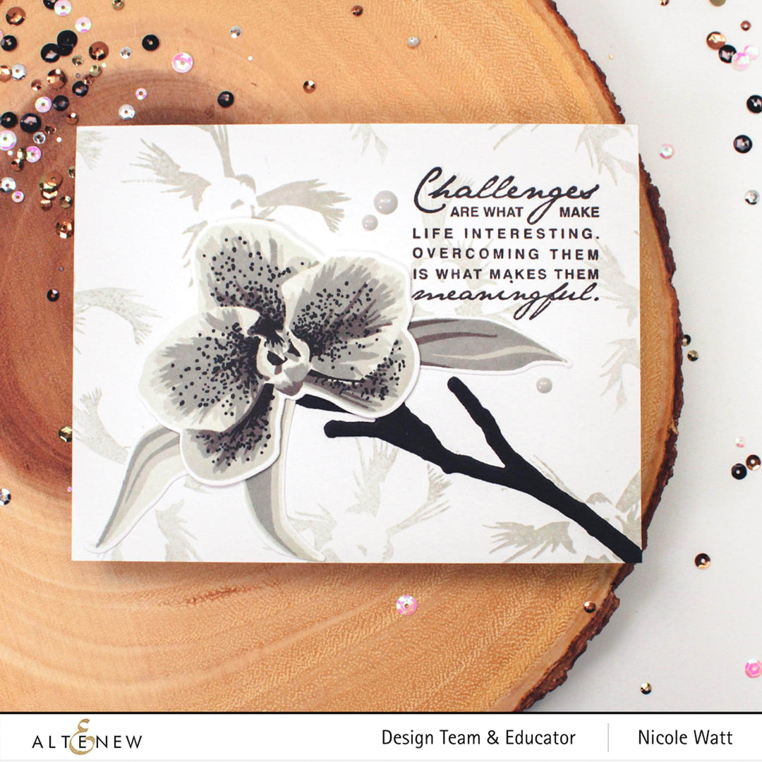 Part A-Glitz Art Craft Co.,LTD Dies Spotted Orchid Die Set