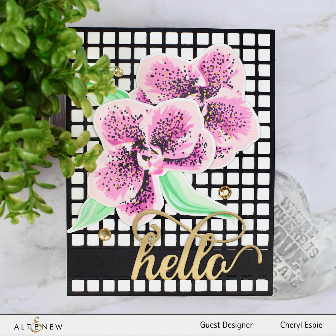 Part A-Glitz Art Craft Co.,LTD Dies Spotted Orchid Die Set