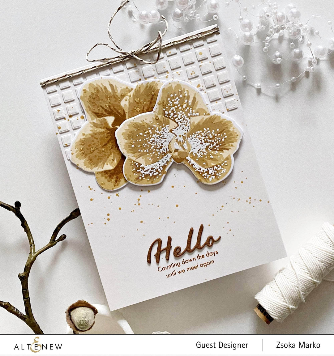 Part A-Glitz Art Craft Co.,LTD Dies Spotted Orchid Die Set