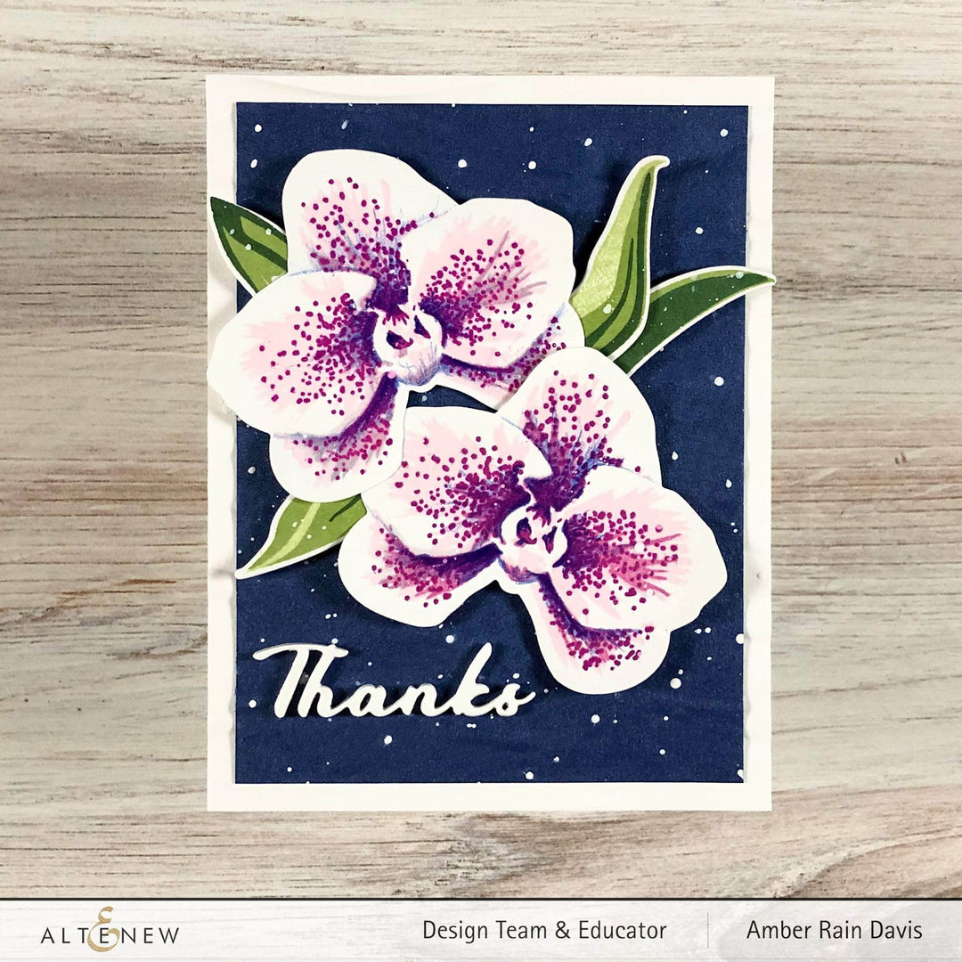 Part A-Glitz Art Craft Co.,LTD Dies Spotted Orchid Die Set