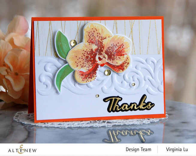 Part A-Glitz Art Craft Co.,LTD Dies Spotted Orchid Die Set