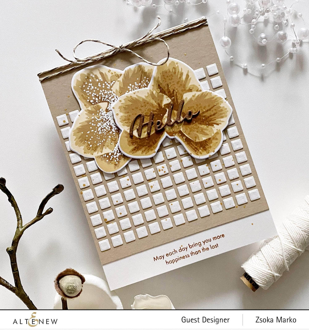 Part A-Glitz Art Craft Co.,LTD Dies Spotted Orchid Die Set