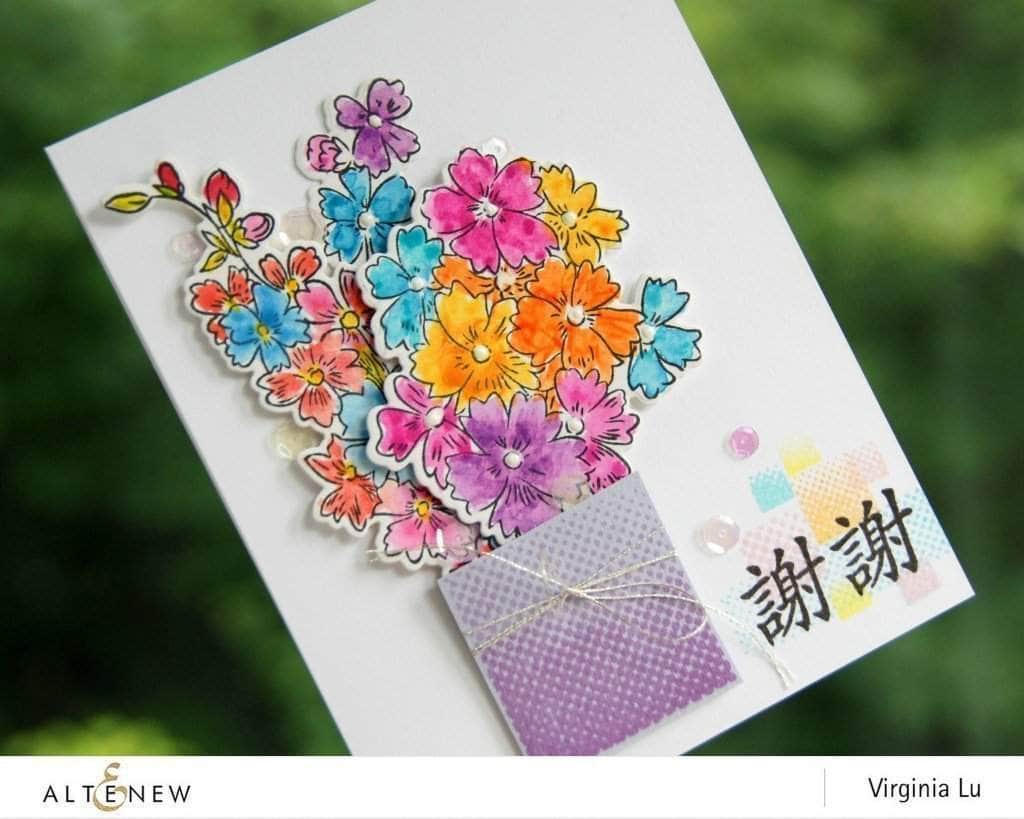 Part A-Glitz Art Craft Co.,LTD Dies Starry Flowers Die Set