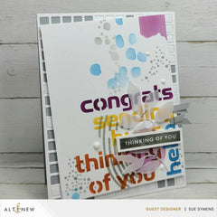 Stencil Art: Nature Splashes Add-on Die Set