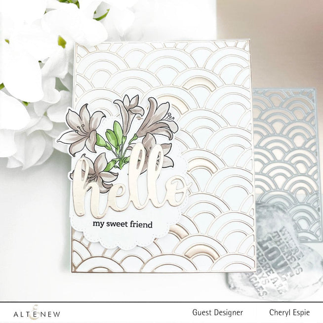 Part A-Glitz Art Craft Co.,LTD Dies Stitched Scalloped Circles Die Set