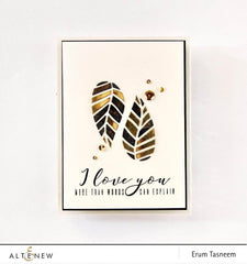Part A-Glitz Art Craft Co.,LTD Dies Striped Leaf Cover Die