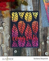 Part A-Glitz Art Craft Co.,LTD Dies Striped Leaf Cover Die
