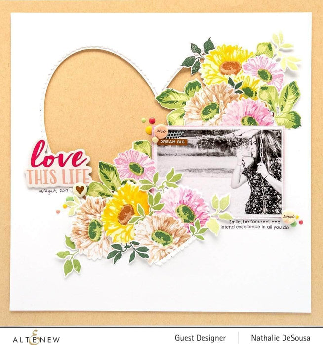 Part A-Glitz Art Craft Co.,LTD Dies Sunflower Daisy Die Set