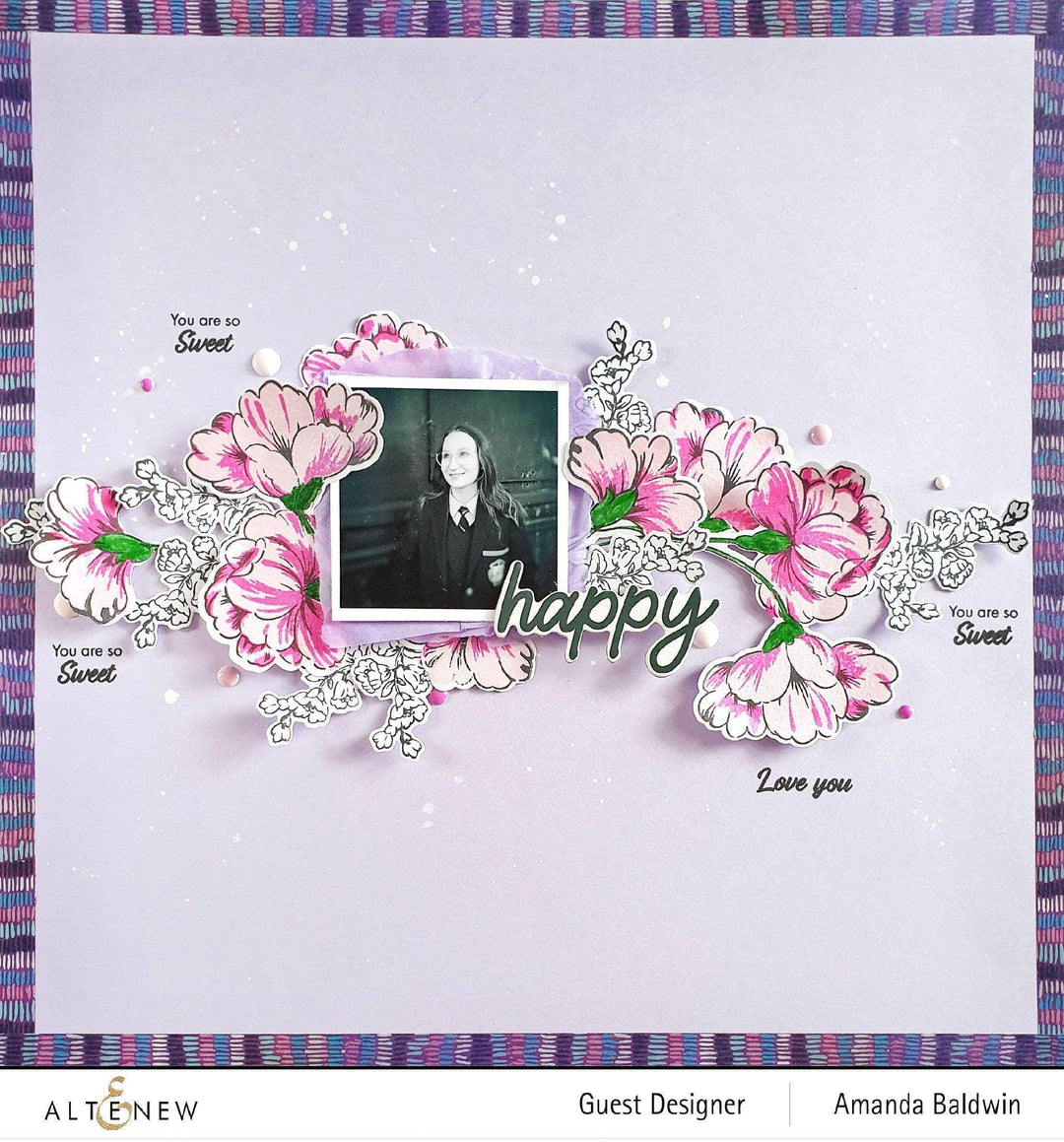 Part A-Glitz Art Craft Co.,LTD Dies Sweet Flowers Die Set