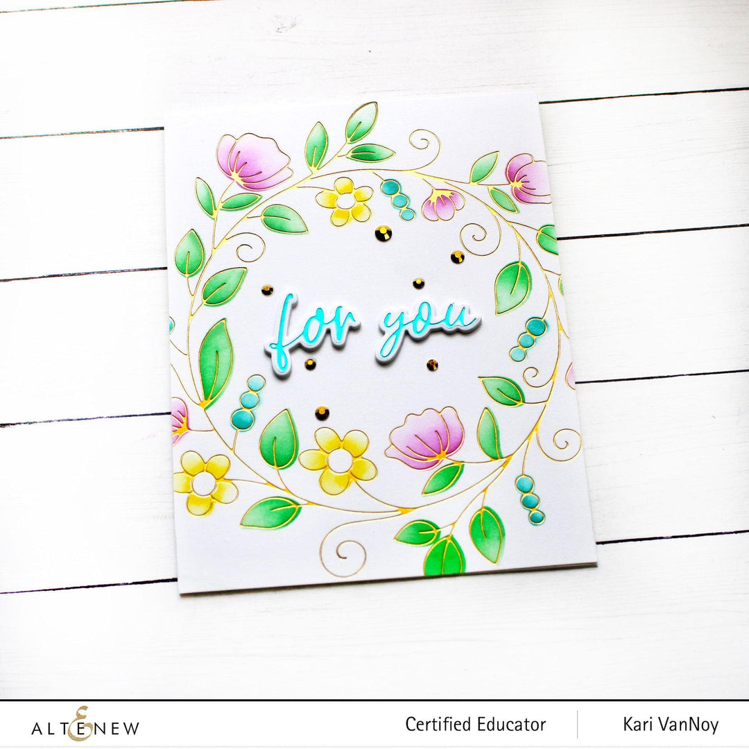 Part A-Glitz Art Craft Co.,LTD Dies Sweet Sentiments Die Set