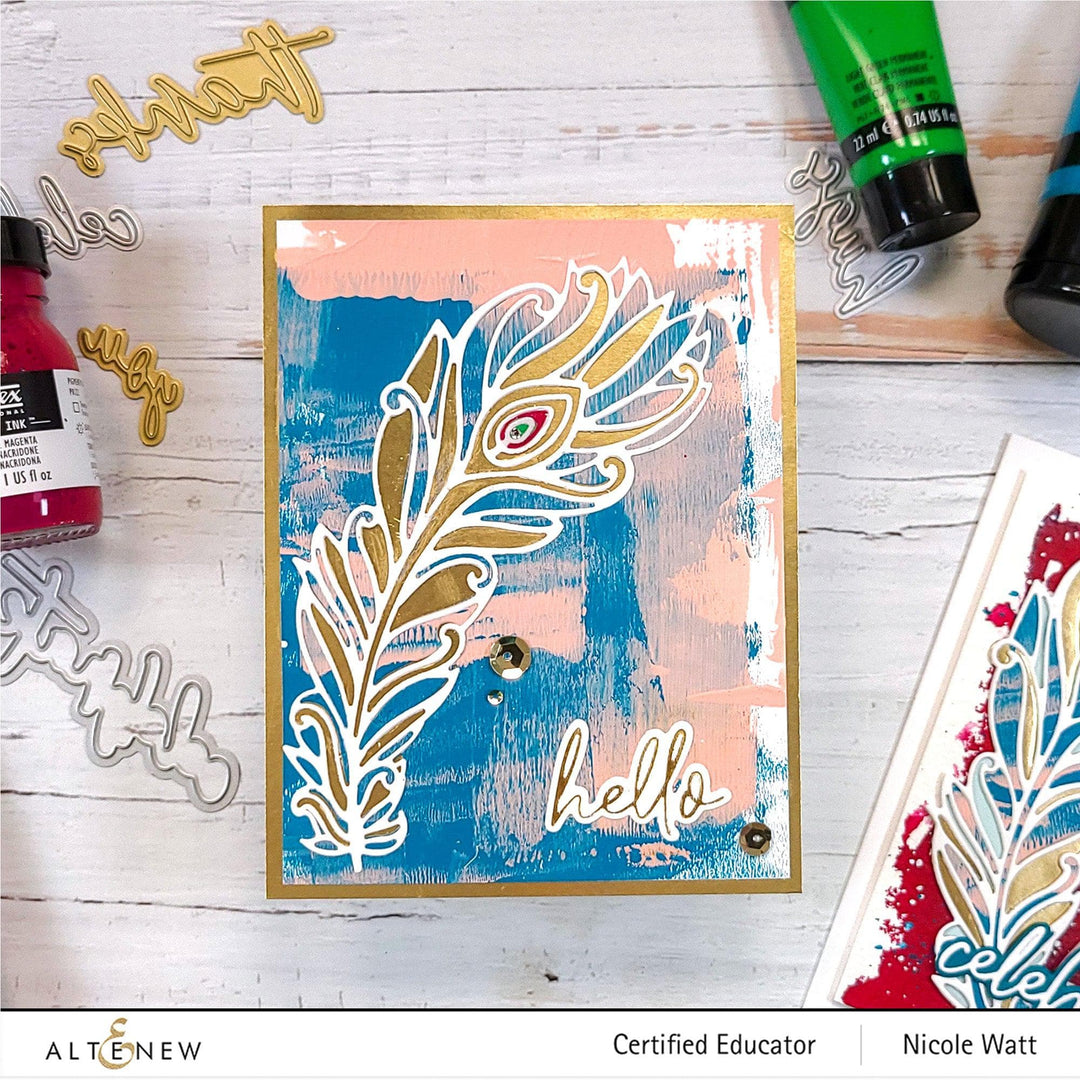 Part A-Glitz Art Craft Co.,LTD Dies Sweet Sentiments Die Set