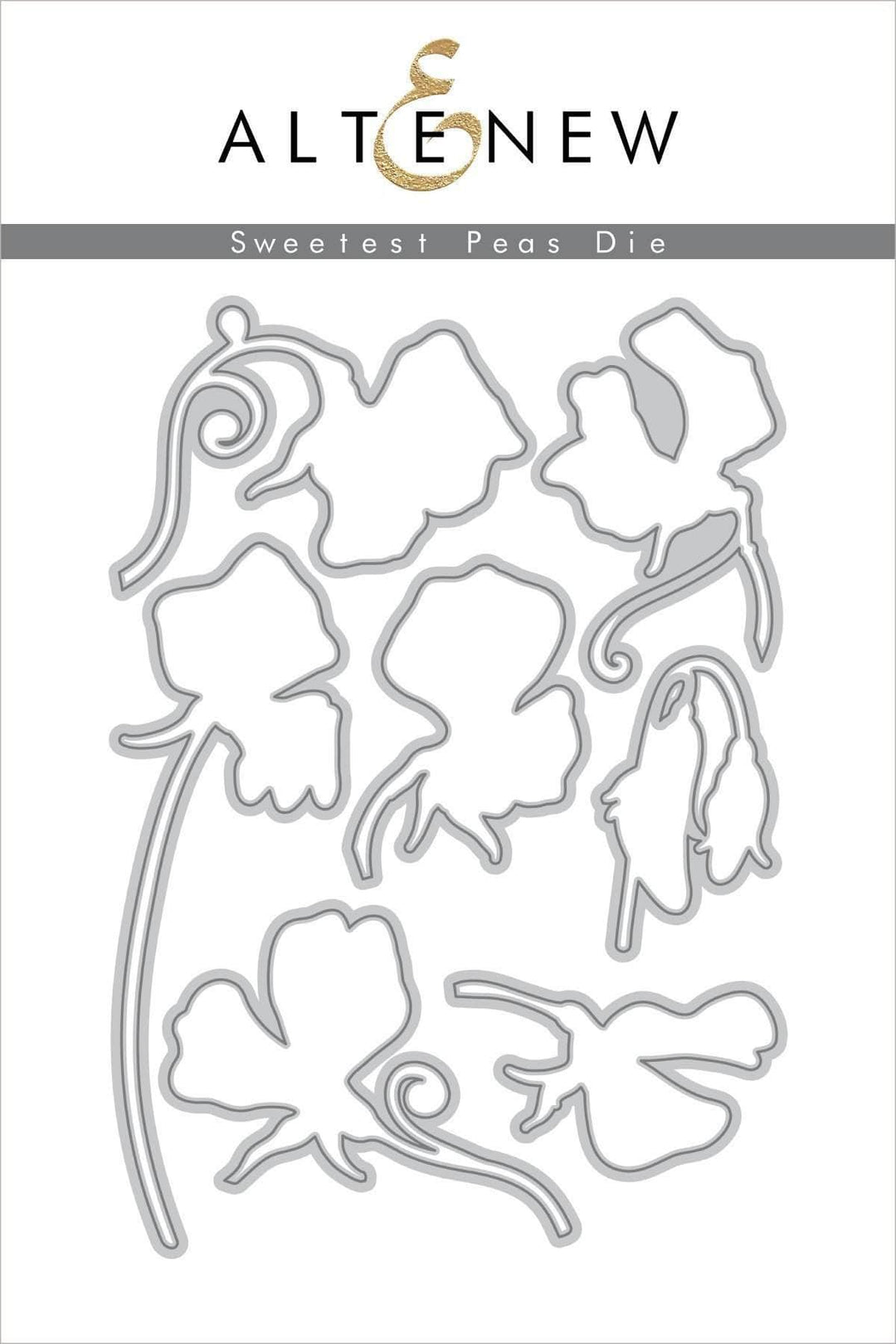 Part A-Glitz Art Craft Co.,LTD Dies Sweetest Peas Die Set