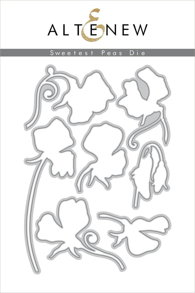 Part A-Glitz Art Craft Co.,LTD Dies Sweetest Peas Die Set