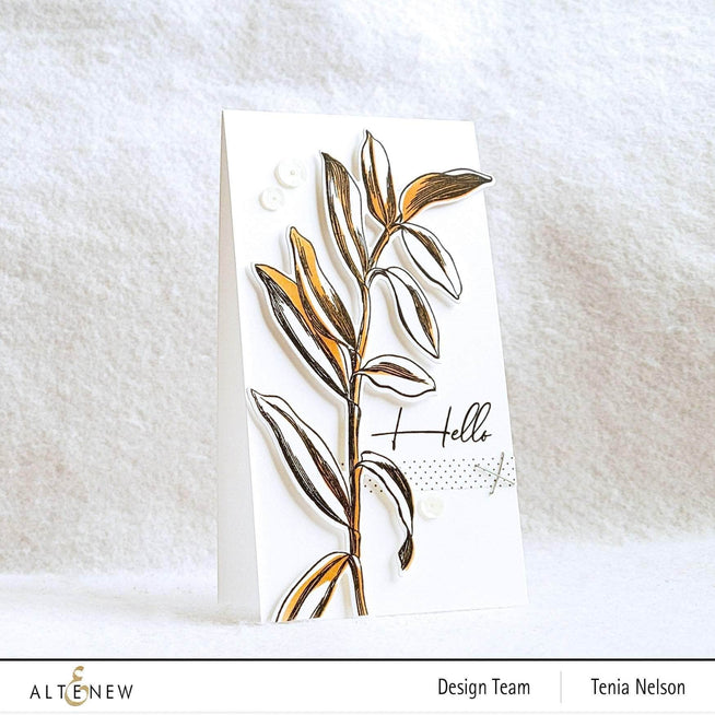 Part A-Glitz Art Craft Co.,LTD Dies Tall Foliage Die Set
