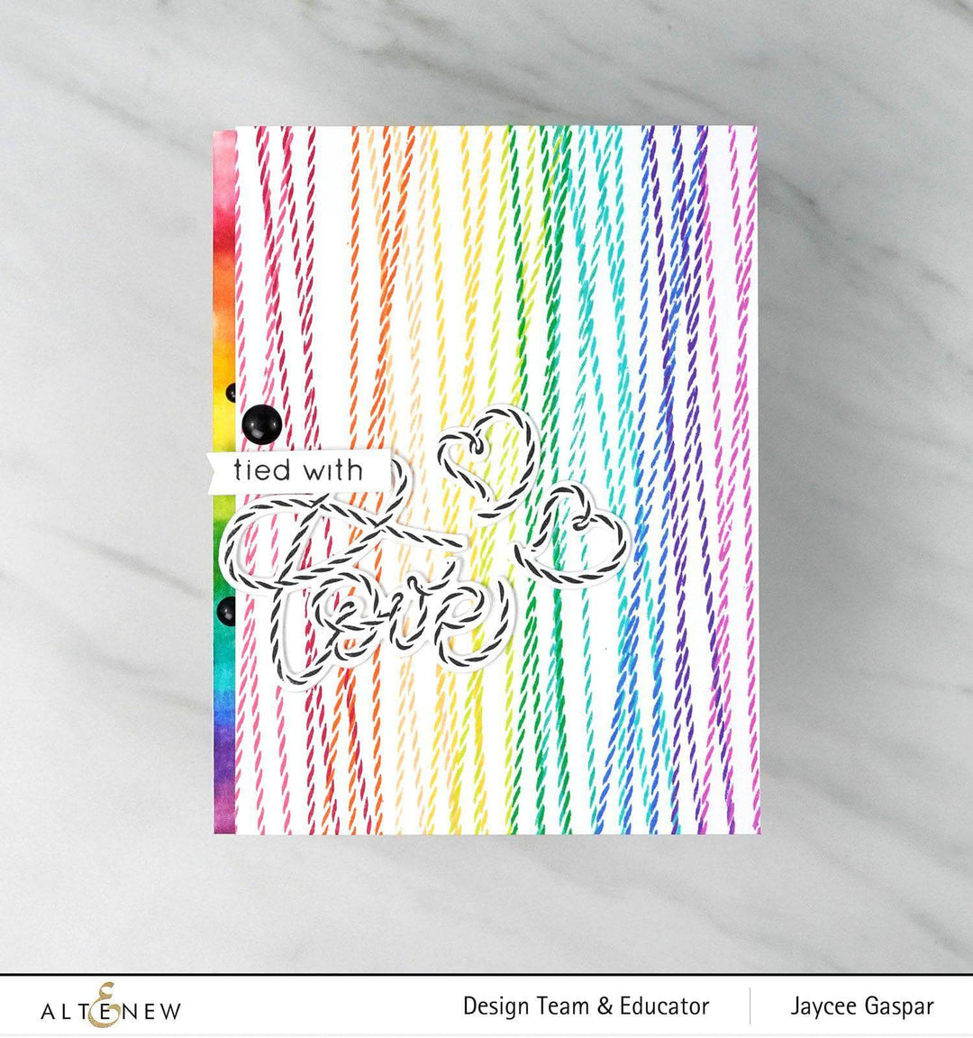 Part A-Glitz Art Craft Co.,LTD Dies Tied with Love Die Set