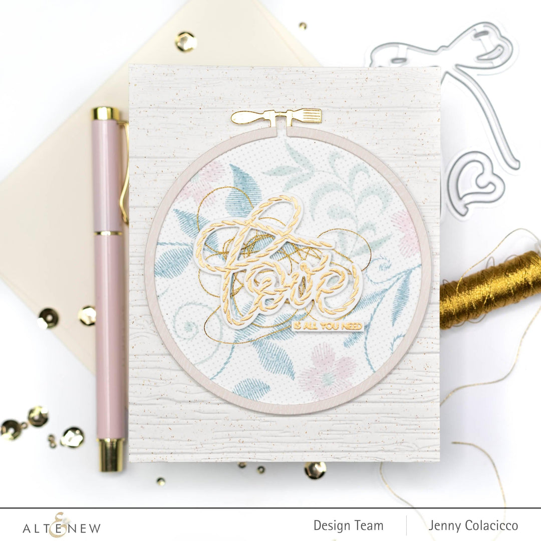 Part A-Glitz Art Craft Co.,LTD Dies Tied with Love Die Set