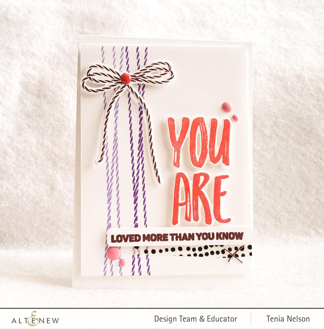 Part A-Glitz Art Craft Co.,LTD Dies Tied with Love Die Set