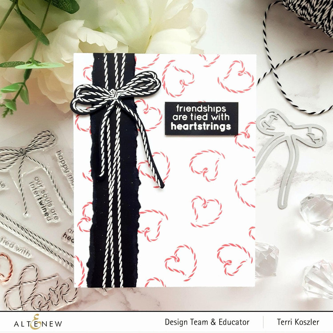 Part A-Glitz Art Craft Co.,LTD Dies Tied with Love Die Set