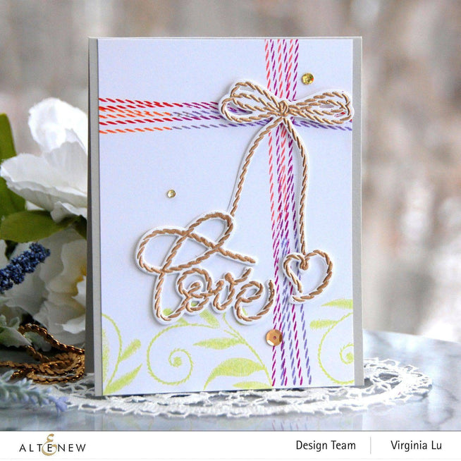Part A-Glitz Art Craft Co.,LTD Dies Tied with Love Die Set