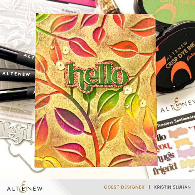 Part A-Glitz Art Craft Co.,LTD Dies Timeless Sentiments Die Set