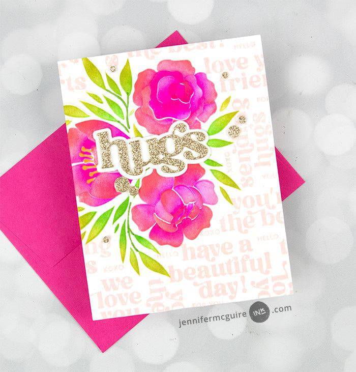 Part A-Glitz Art Craft Co.,LTD Dies Timeless Sentiments Die Set