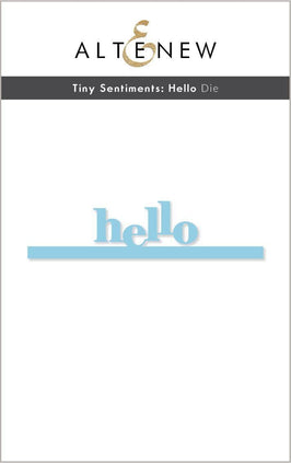 Part A-Glitz Art Craft Co.,LTD Dies Tiny Sentiments: Hello Die